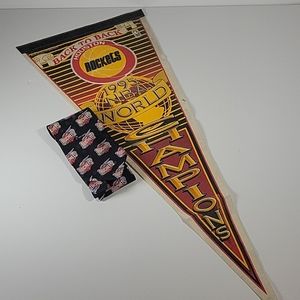 Houston Rockets Tie and Pennant